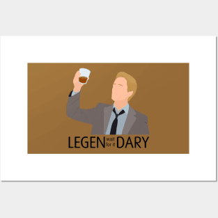 How I Met Your Mother Barney Stinson Legendary Posters and Art